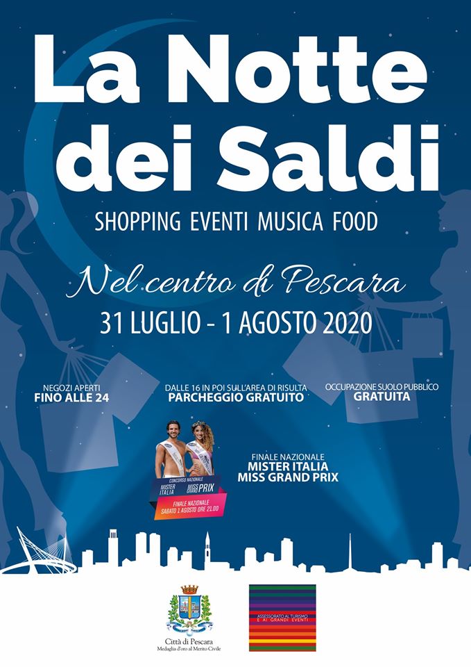 notte dei saldi 2020 Pescara