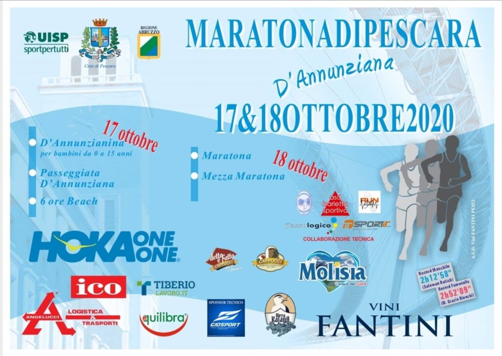 Maratona di Pescara ottobre 2020