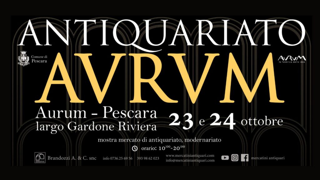 Mostra mercato antiquariato collezione Pescara 2021